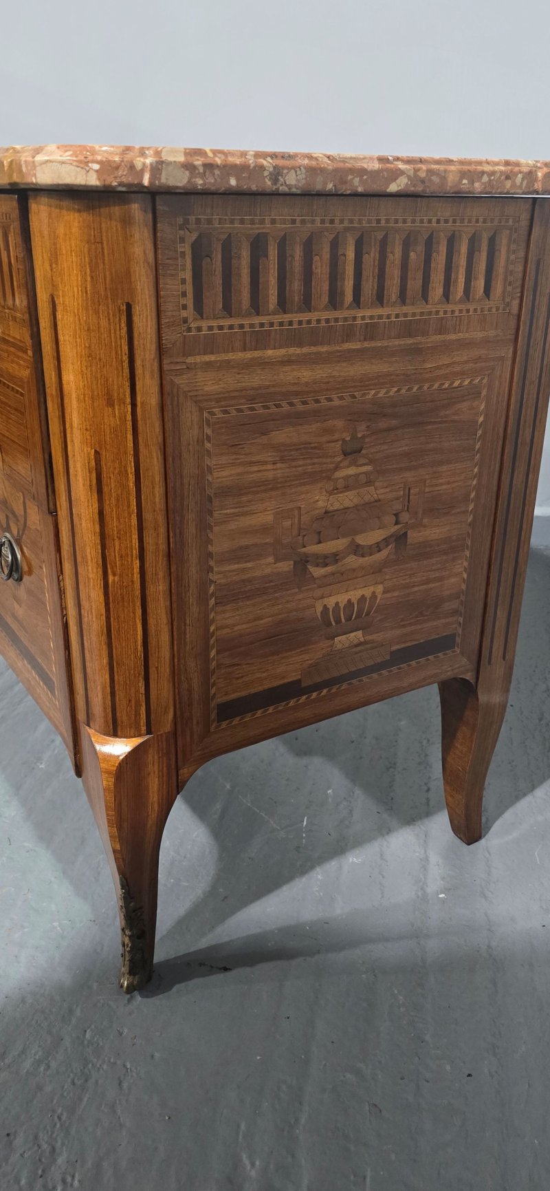 Superb French Inlaid Commode Chest of Drawers - Image 6