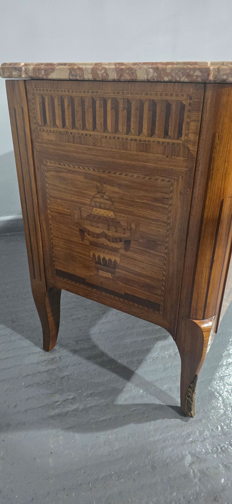 Superb French Inlaid Commode Chest of Drawers - Image 7