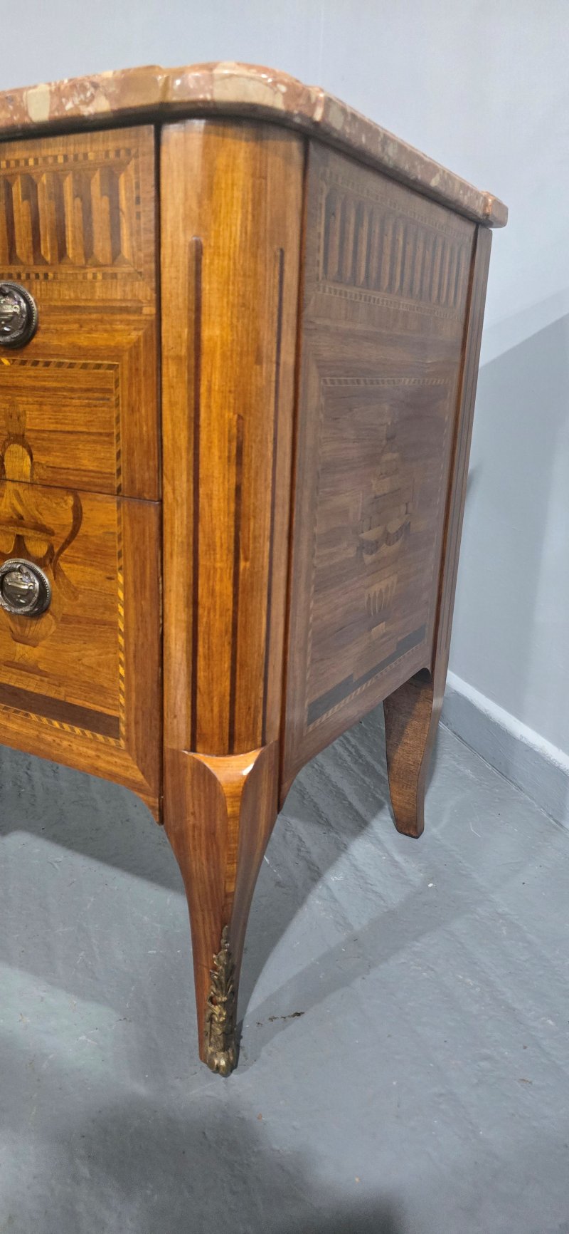 Superb French Inlaid Commode Chest of Drawers - Image 13