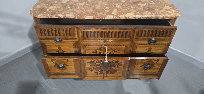 Superb French Inlaid Commode Chest of Drawers - Image 16