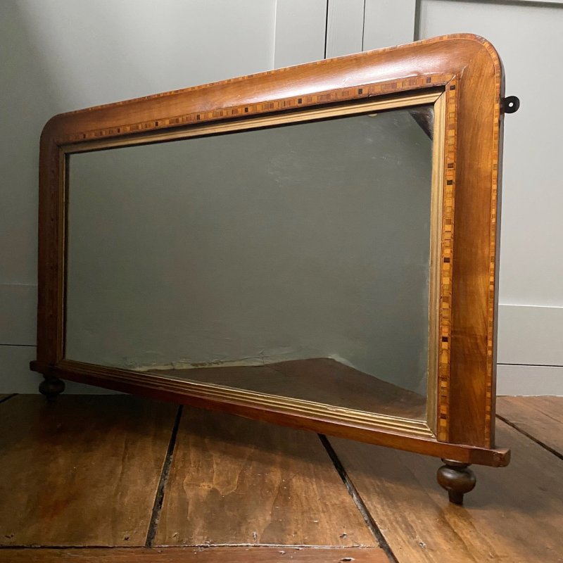 Victorian overmantel mirror