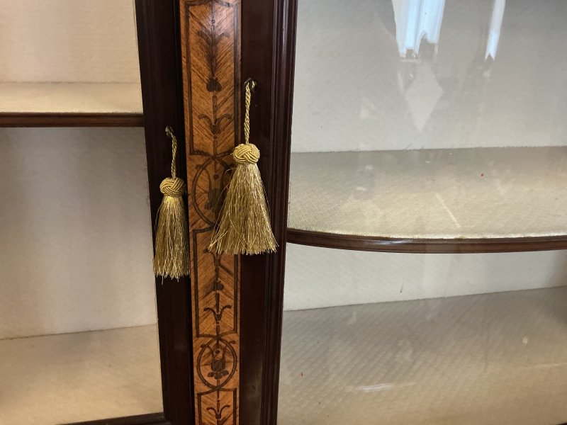 Gillows Inlaid Mahogany Display Cabinet - Image 9