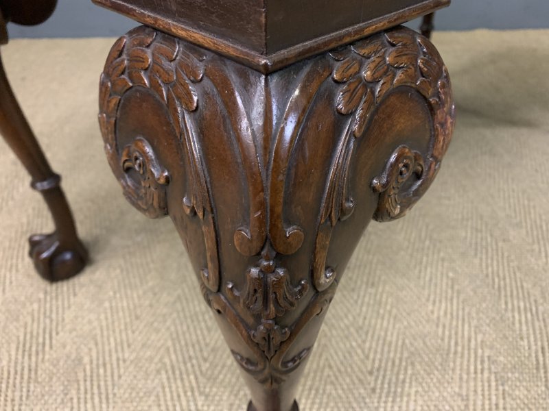 Chippendale Style Flame Mahogany Writing Desk - Image 5