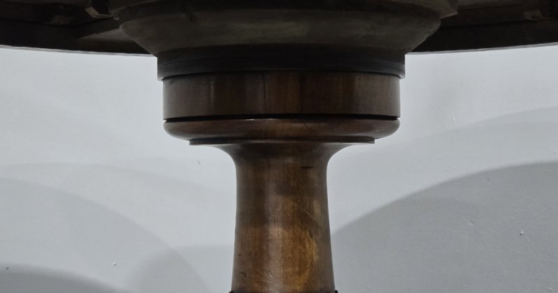 Victorian Walnut Swivel Library Table - Image 4