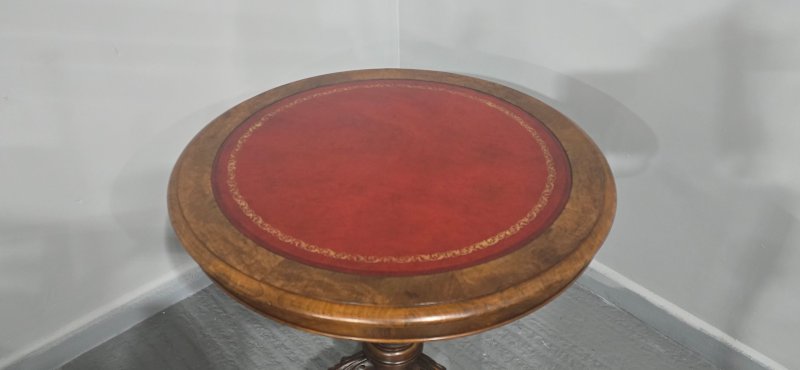 Victorian Walnut Swivel Library Table - Image 2