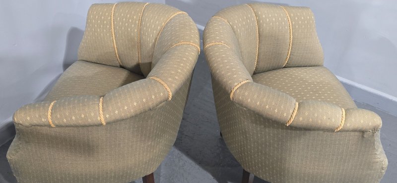 Fine Pair French Walnut Tub Chairs - Image 13