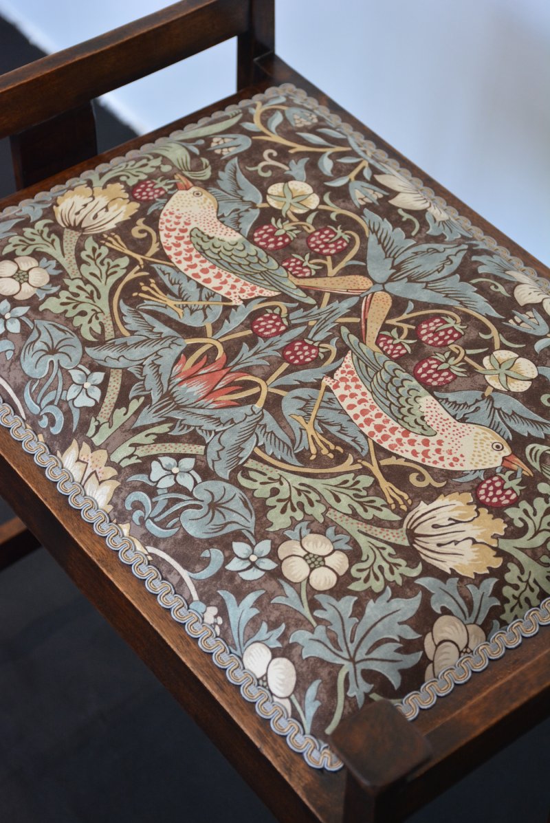 Antique Arts And Crafts Stool Dressing Table Stool - Image 14