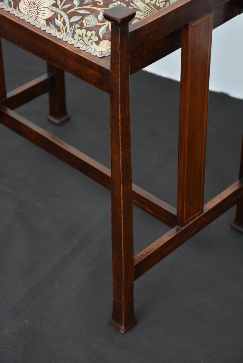 Antique Arts And Crafts Stool Dressing Table Stool - Image 17