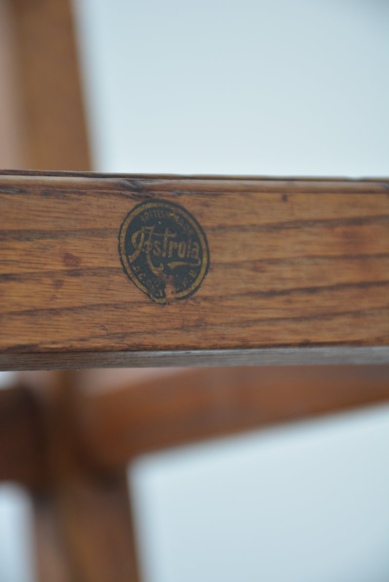 English Industrial Style Solid Oak Coat Stand by Astrola - Image 15