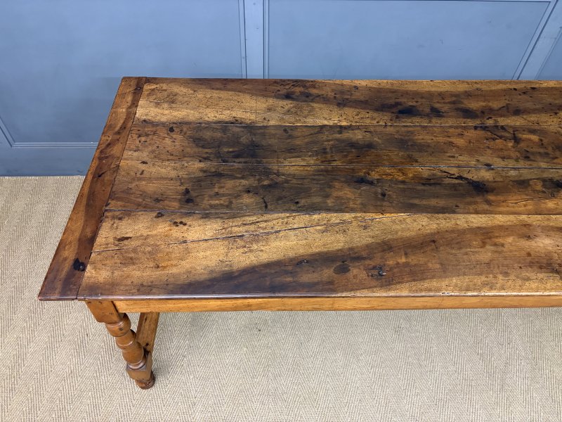 Early 19th Century Walnut Refectory Farmhouse Table - Image 11
