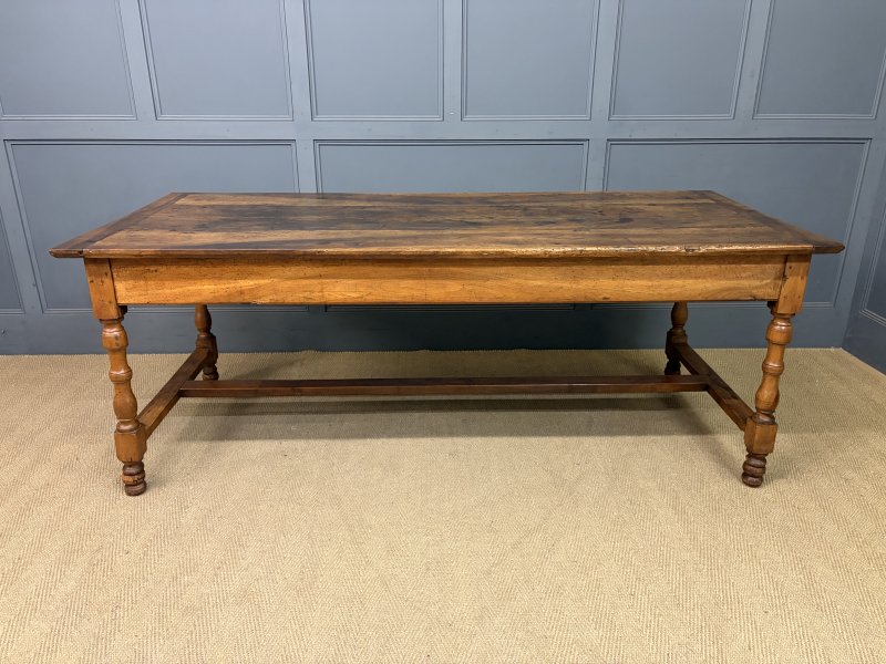 Early 19th Century Walnut Refectory Farmhouse Table - Image 19