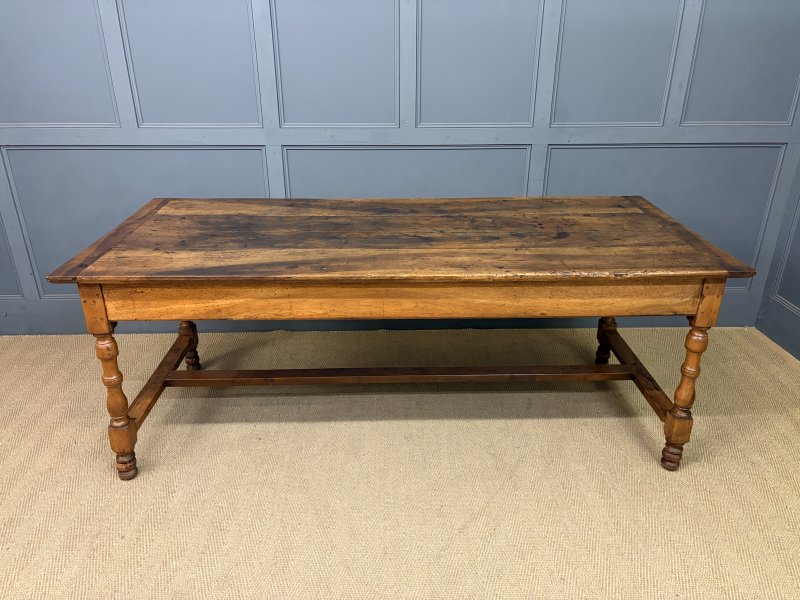 Early 19th Century Walnut Refectory Farmhouse Table - Image 16