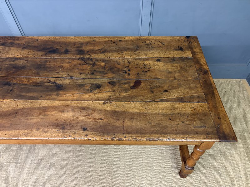 Early 19th Century Walnut Refectory Farmhouse Table - Image 15