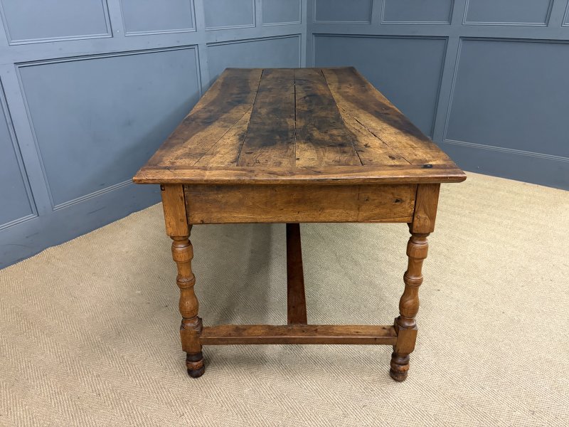 Early 19th Century Walnut Refectory Farmhouse Table - Image 10