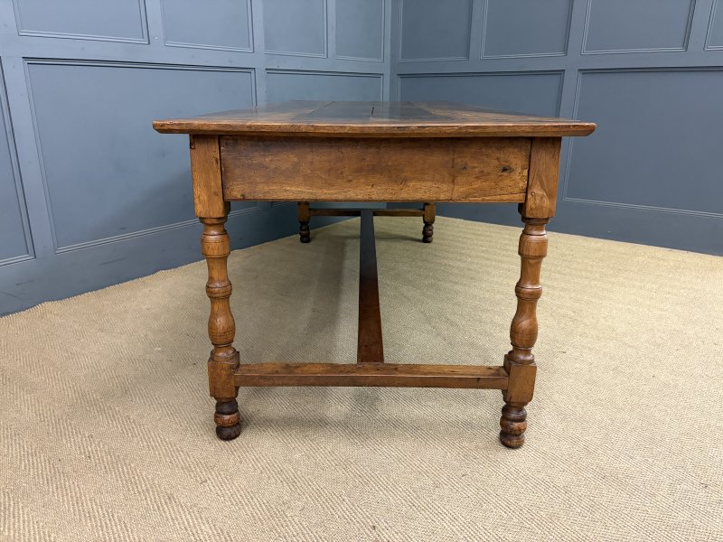 Early 19th Century Walnut Refectory Farmhouse Table - Image 13