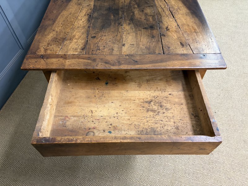 Early 19th Century Walnut Refectory Farmhouse Table - Image 2