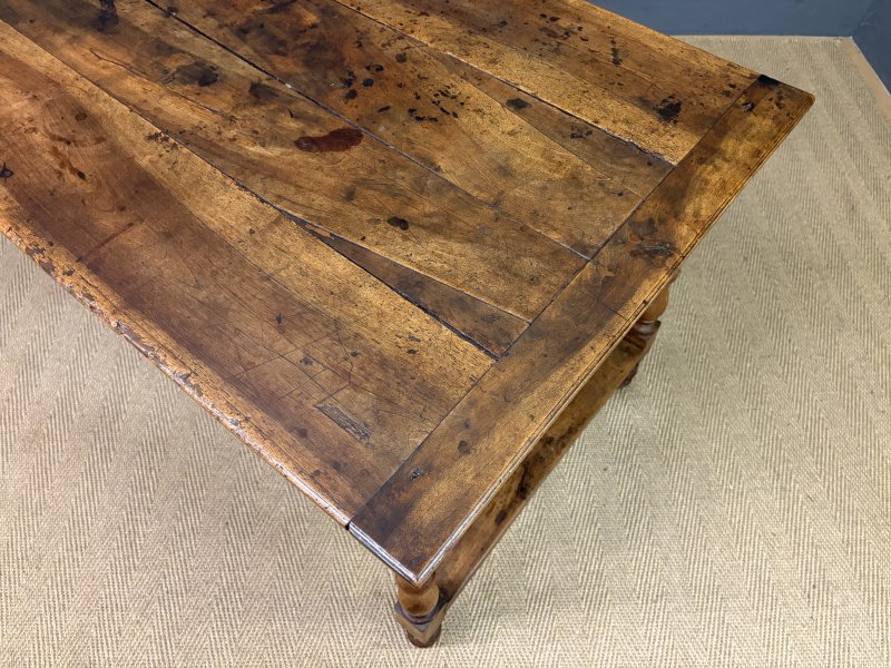 Early 19th Century Walnut Refectory Farmhouse Table - Image 8