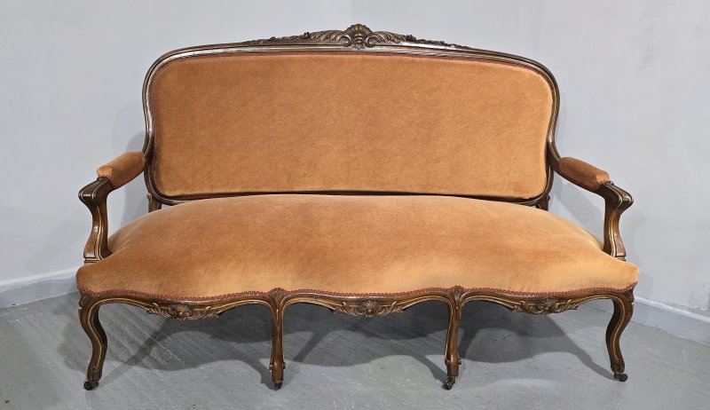 Outstanding French Walnut Couch - Image 21