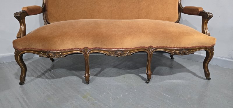 Outstanding French Walnut Couch - Image 20