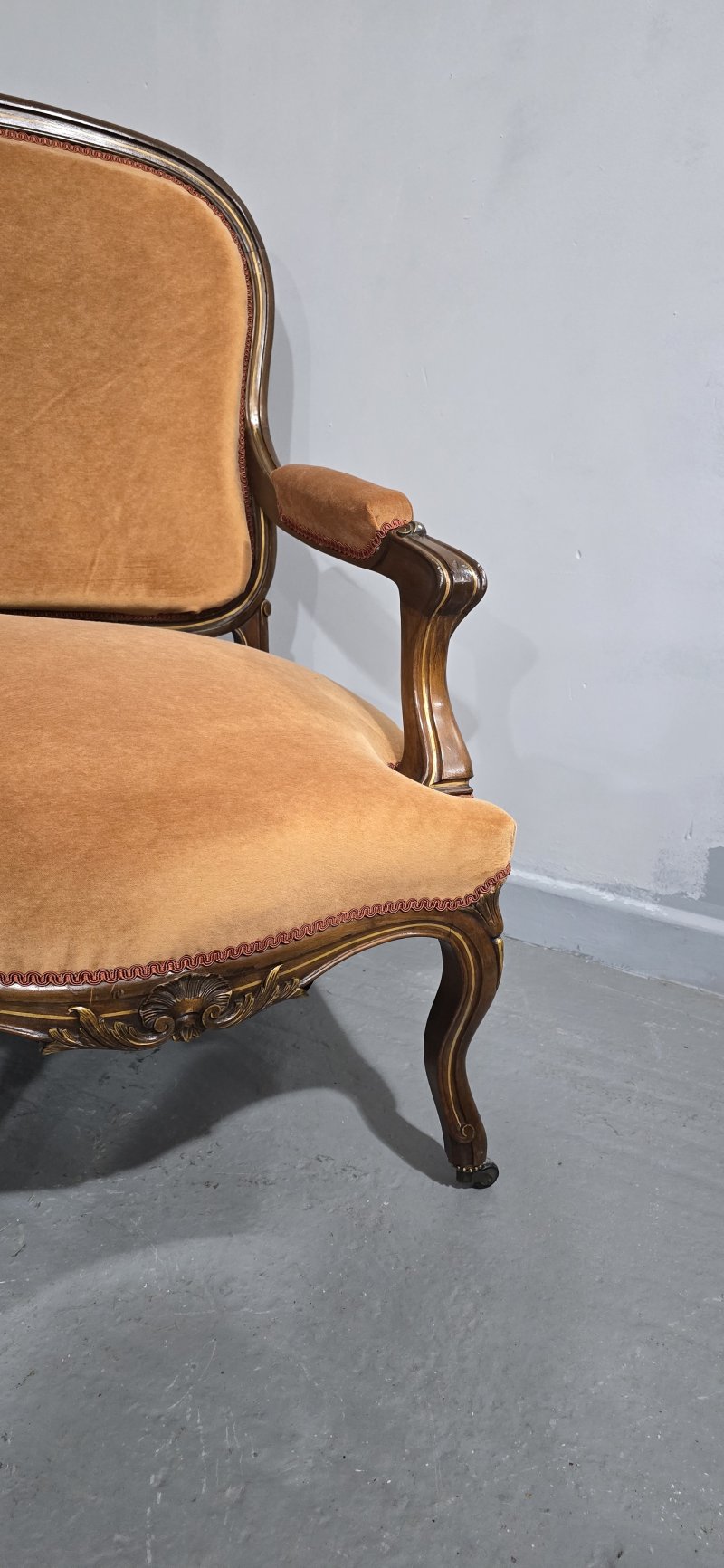 Outstanding French Walnut Couch - Image 28