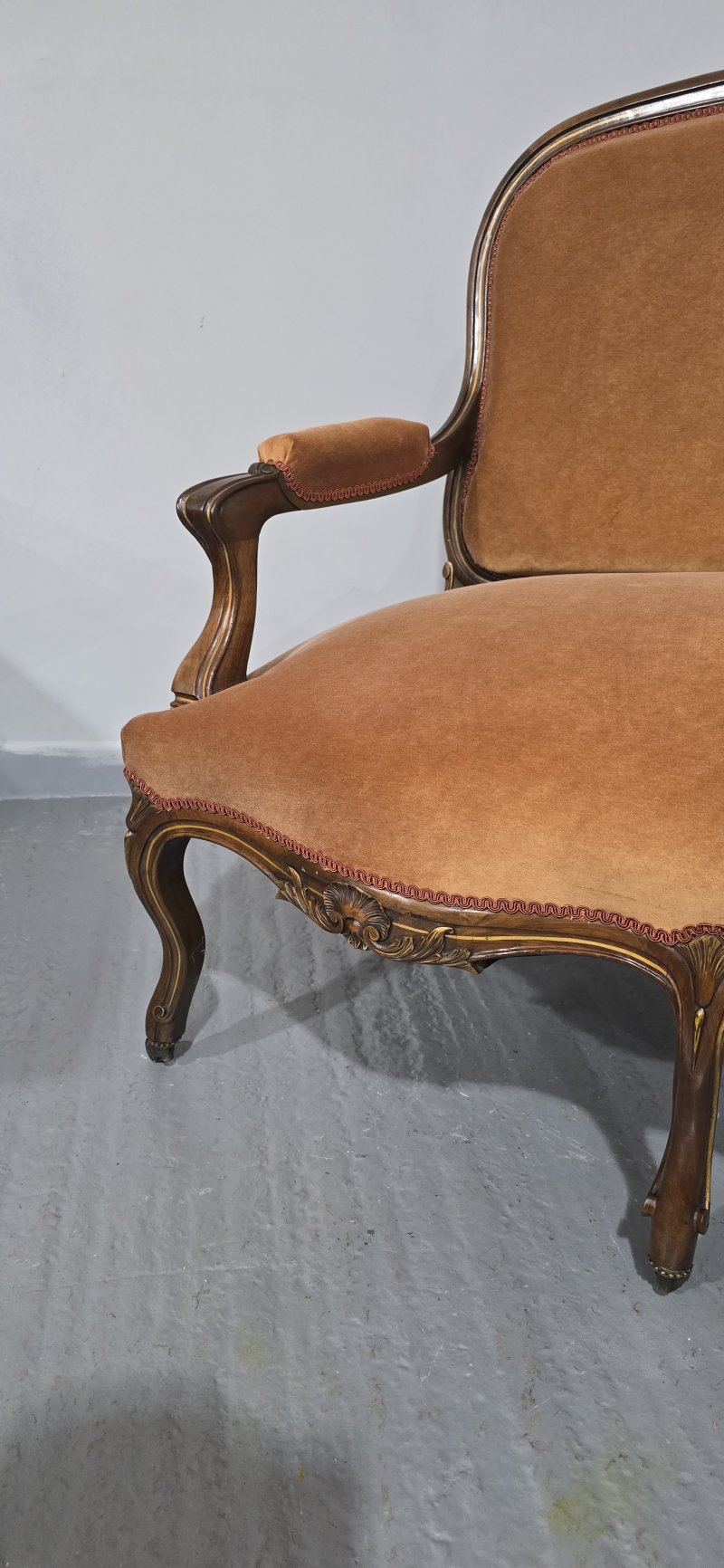 Outstanding French Walnut Couch - Image 29