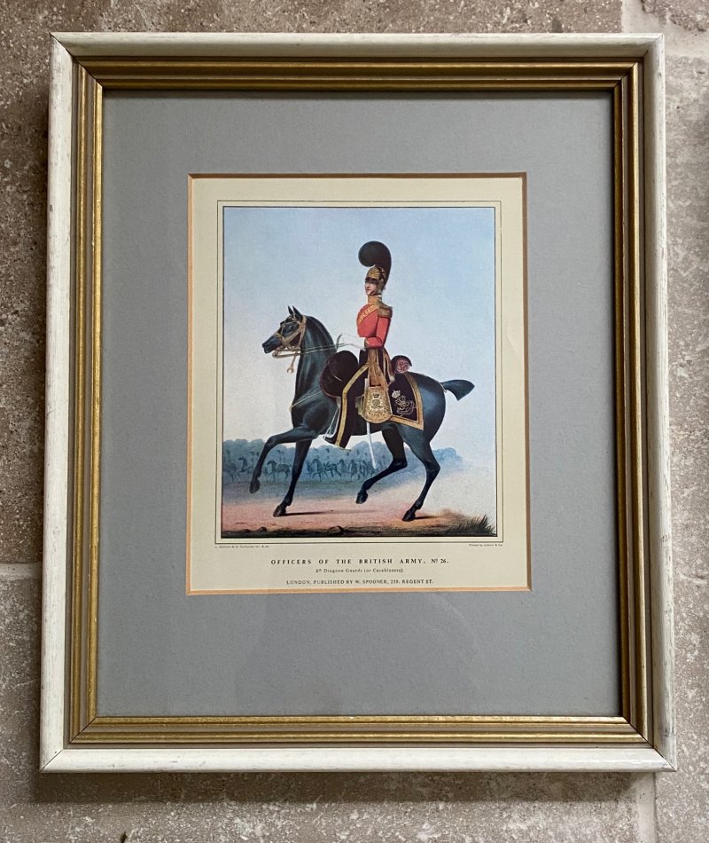 Collection of 6 cavalry officer prints - Image 2