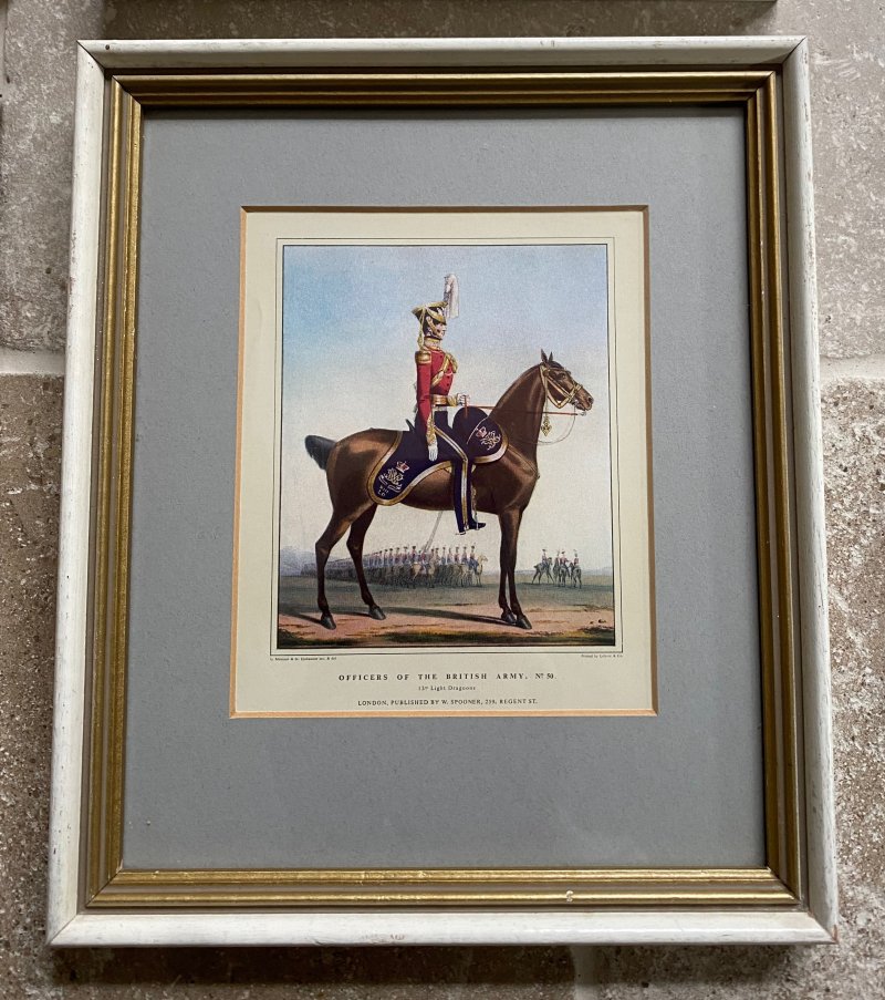 Collection of 6 cavalry officer prints - Image 6