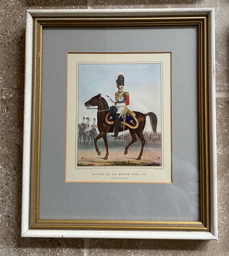 Collection of 6 cavalry officer prints - Image 3