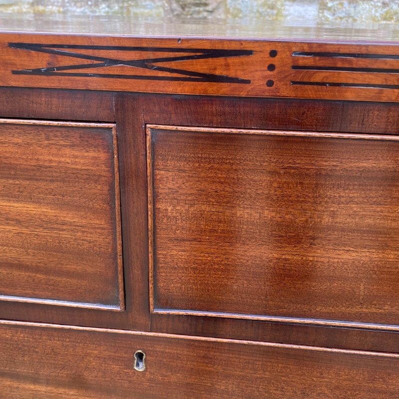 Regency mahogany chest of drawers - Image 2