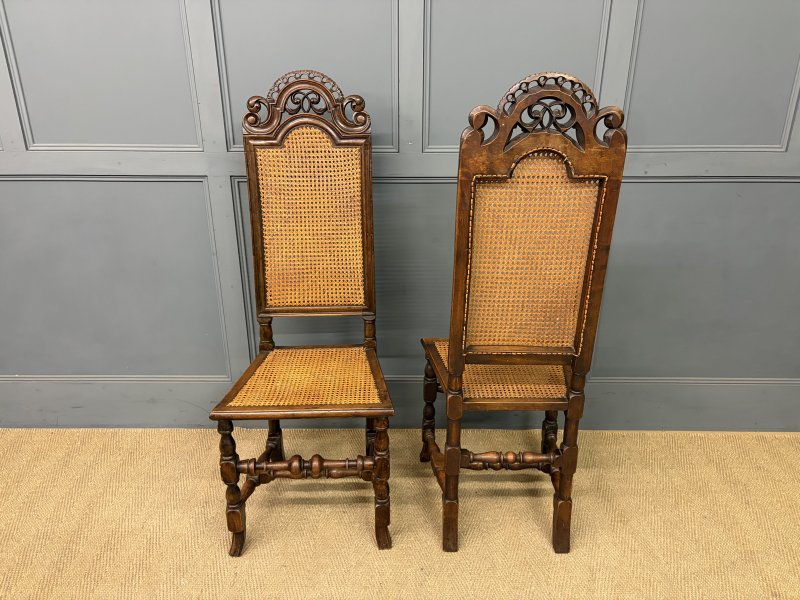 Set of 3 Carolean Style Chairs - Image 6