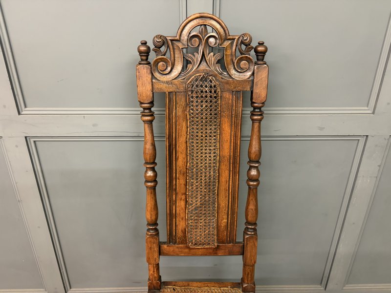 Carolean High Back Chair c.1680 - Image 4