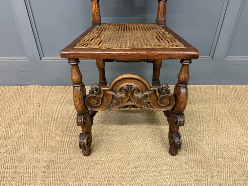 Carolean High Back Chair c.1680 - Image 5