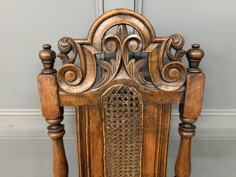 Carolean High Back Chair c.1680 - Image 6