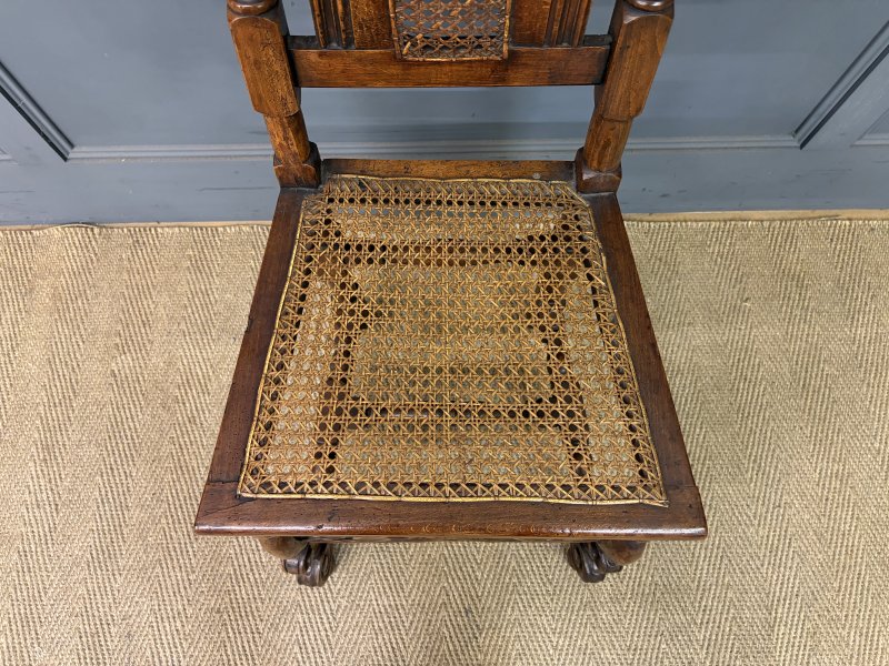 Carolean High Back Chair c.1680 - Image 11