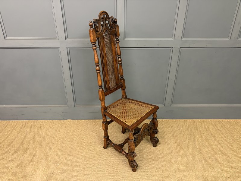 Carolean High Back Chair c.1680 - Image 7