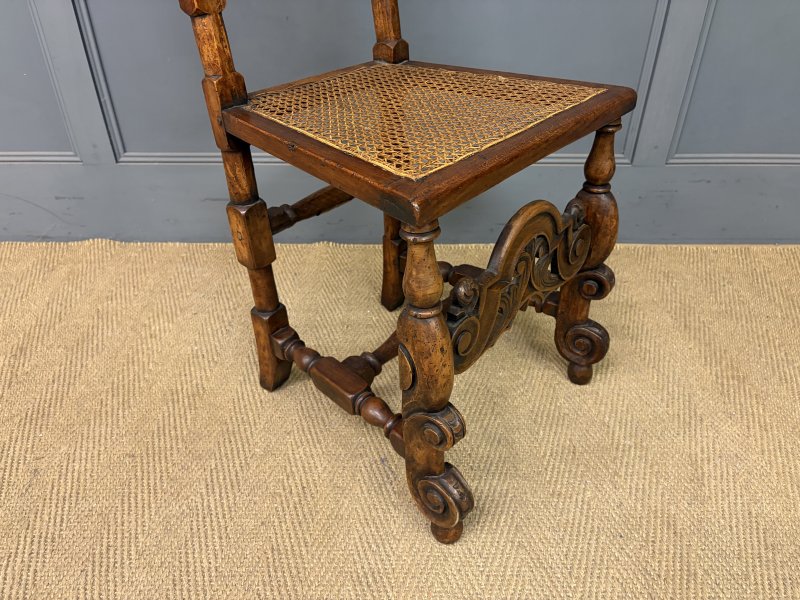 Carolean High Back Chair c.1680 - Image 8