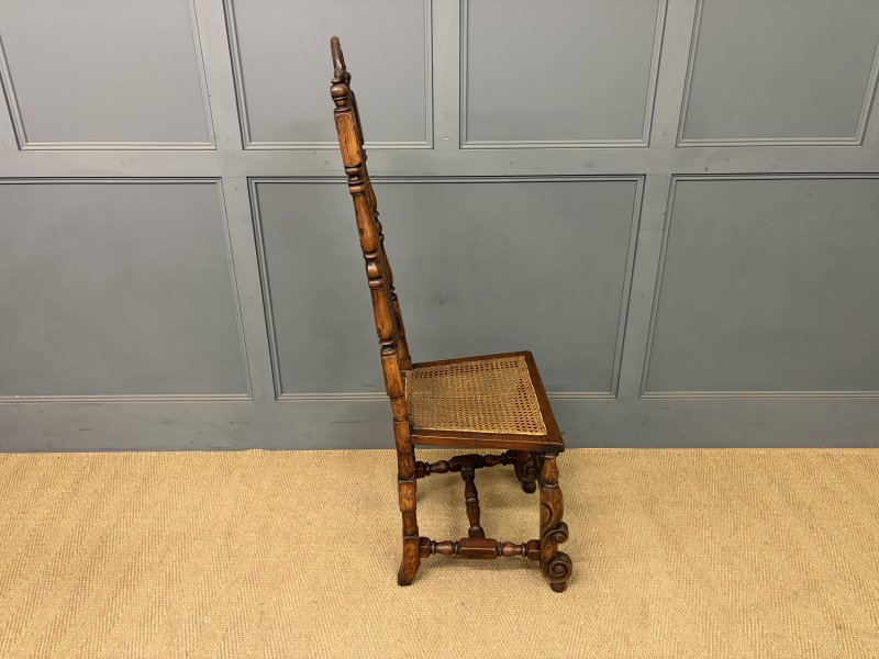 Carolean High Back Chair c.1680 - Image 9