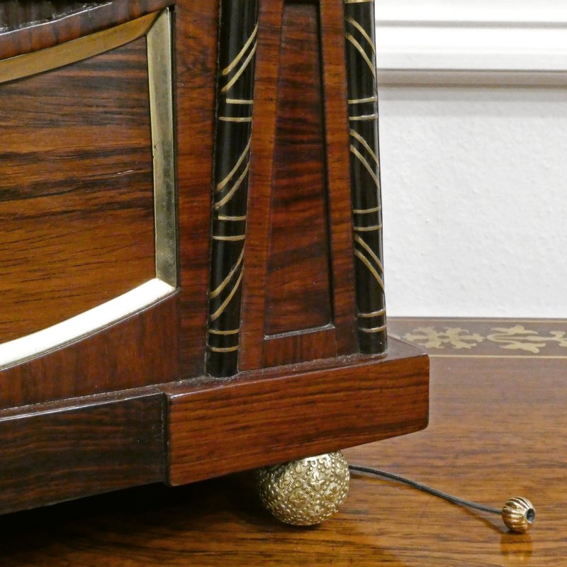 Georgian Rosewood Bracket Clock by William Turner of London - Image 7