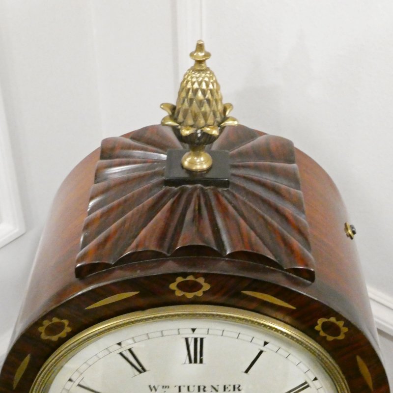 Georgian Rosewood Bracket Clock by William Turner of London - Image 8