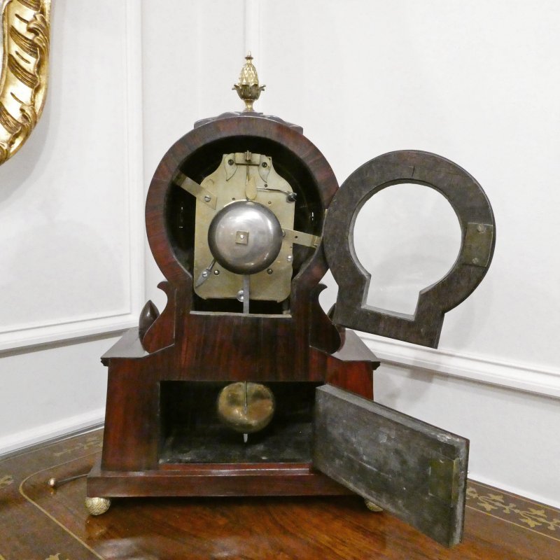 Georgian Rosewood Bracket Clock by William Turner of London - Image 11