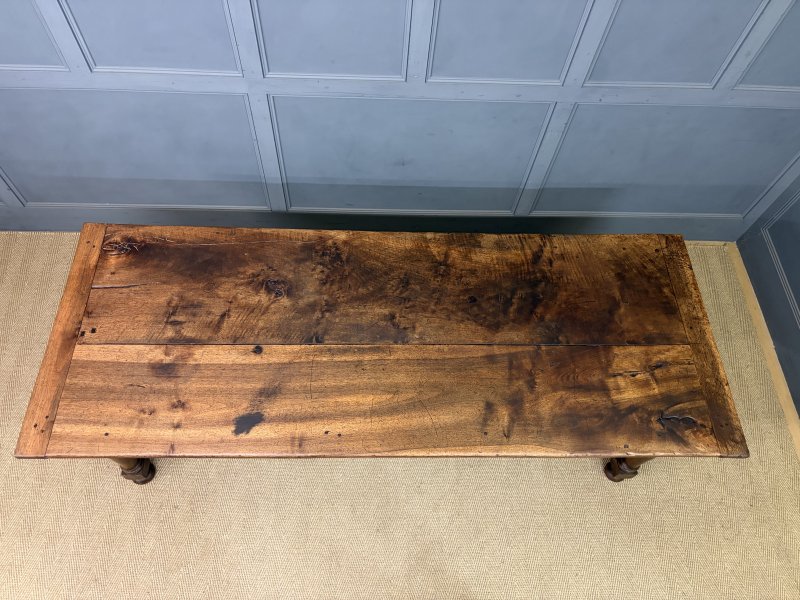 Large Early 19th Century Walnut Refectory Farmhouse Table - Image 4
