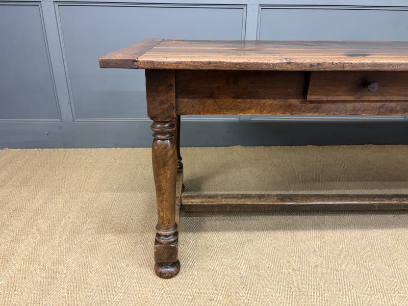 Large Early 19th Century Walnut Refectory Farmhouse Table - Image 10