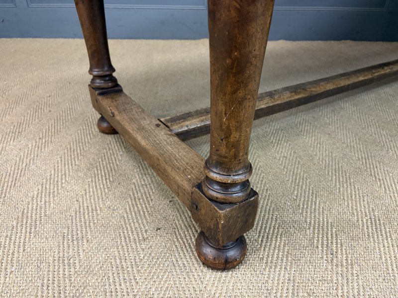 Large Early 19th Century Walnut Refectory Farmhouse Table - Image 8
