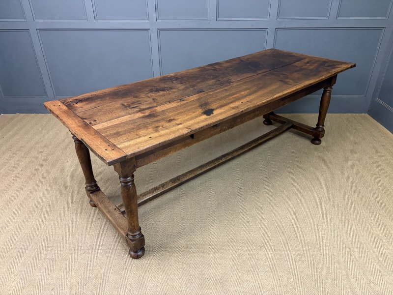 Large Early 19th Century Walnut Refectory Farmhouse Table - Image 18