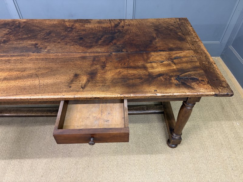 Large Early 19th Century Walnut Refectory Farmhouse Table - Image 19