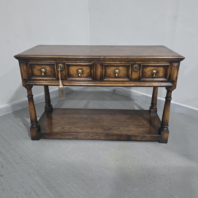 Super Oak Sideboard Dresser Base - Image 11