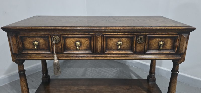 Super Oak Sideboard Dresser Base - Image 12