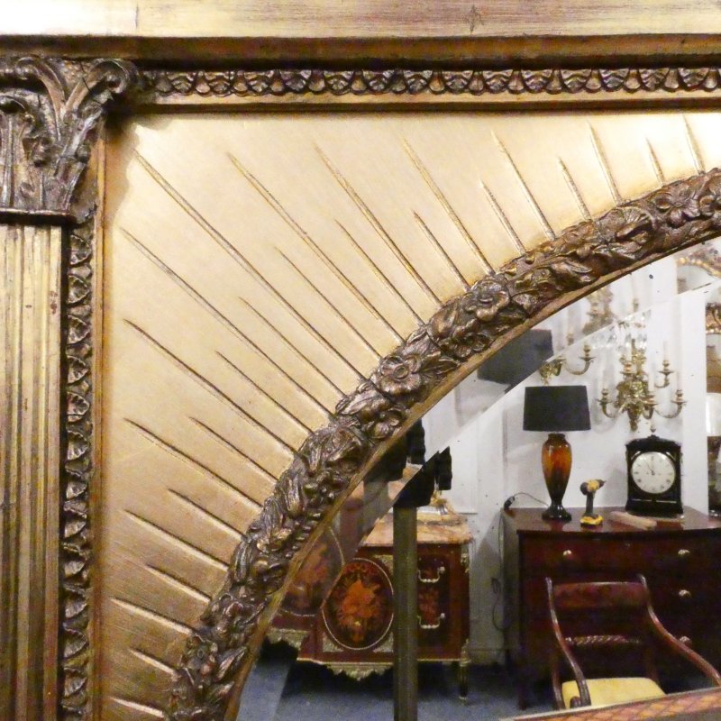 Victorian Gilt Wall Mirror in The Regency Style - Image 4