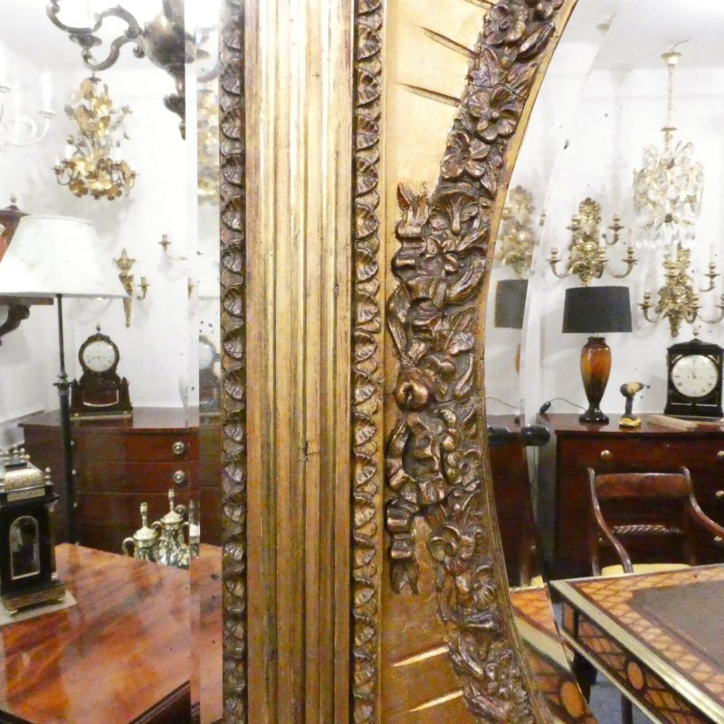 Victorian Gilt Wall Mirror in The Regency Style - Image 3