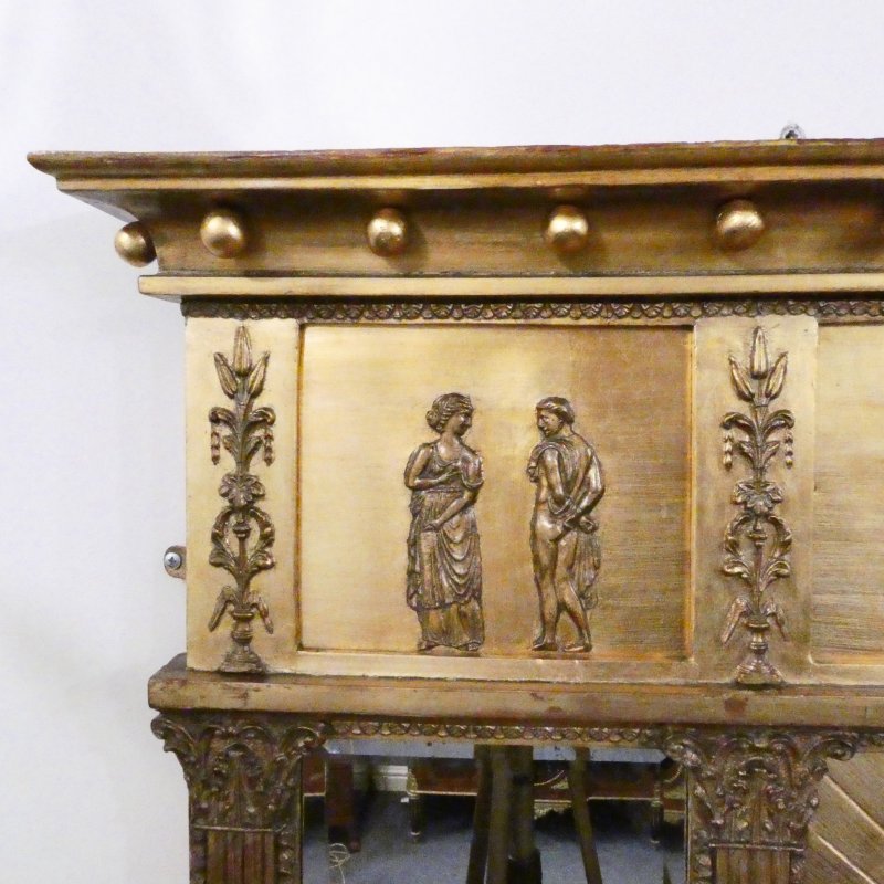Victorian Gilt Wall Mirror in The Regency Style - Image 10